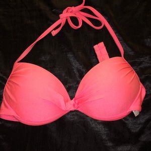Hot Pink Push-up bikini top